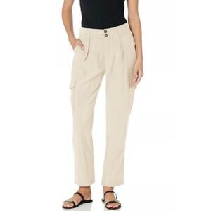 Paige Cargo Pants Cream Color; Size 2